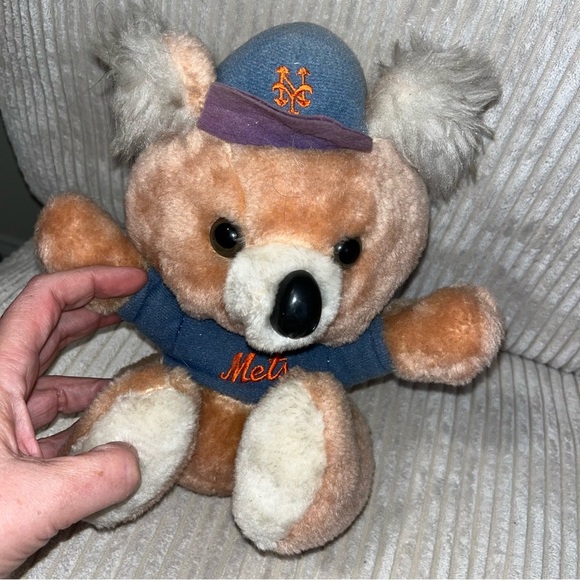 Vintage NY Mets koala Bear Plush Steven Smith Brooklyn Stuffed Animal - Picture 3 of 5
